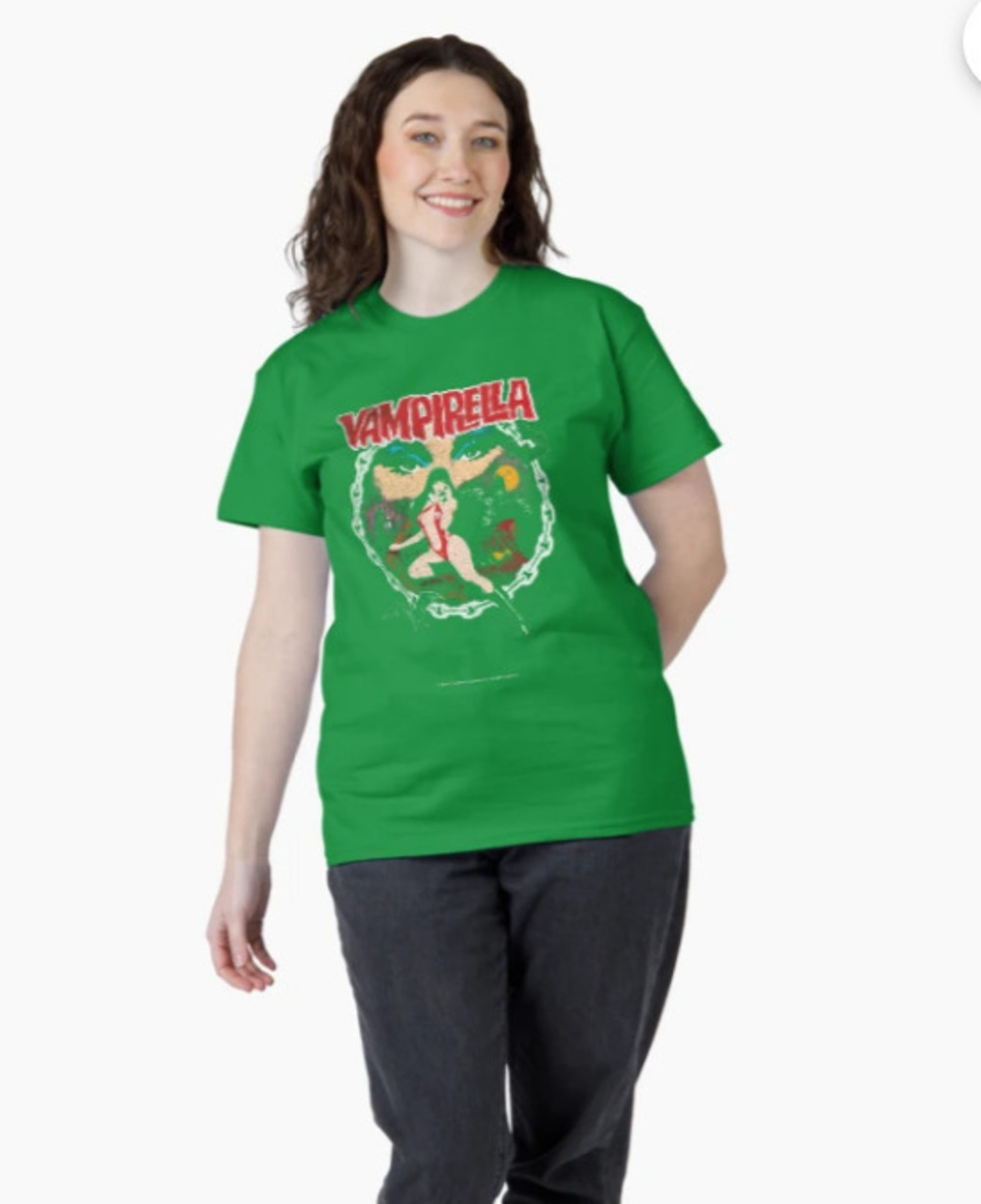 Vampirella Style Design Classic T Shirt Green